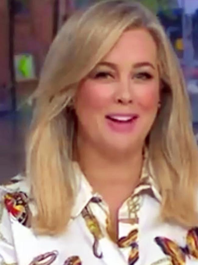 Samantha Armytage on Sunrise.