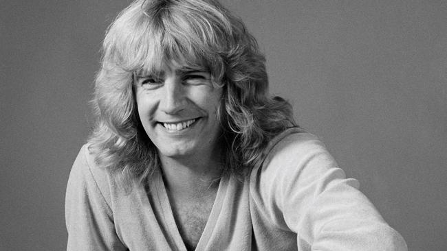 Rick Parfitt from Status Quo posed in London in October 1979.