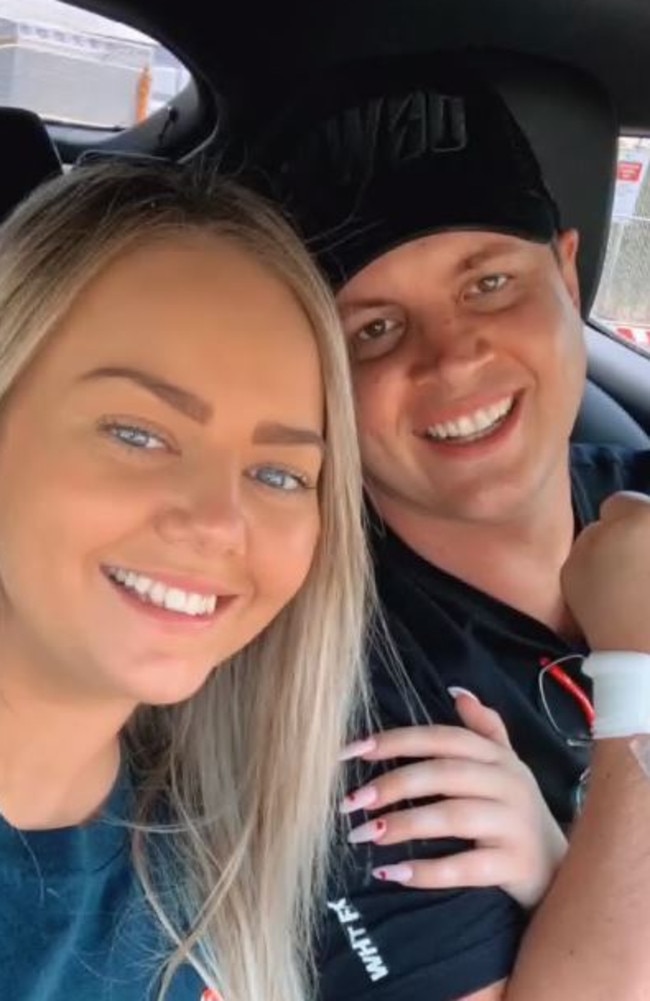 Johnny Ruffo’s girlfriend Tahnee Sims shared the video montage back in August.