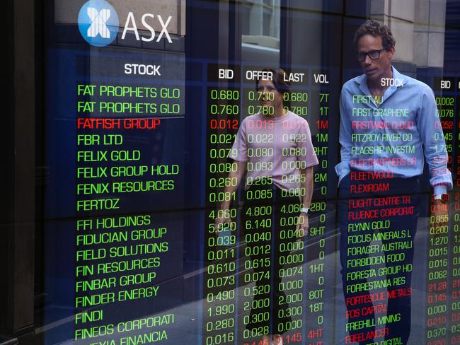 SYDNEY, AUSTRALIA : Newswire Photos AUGUST 30 2023: A general view of the digital boards at the ASX in Sydney. Picture: NCA Newswire/ Gaye Gerard