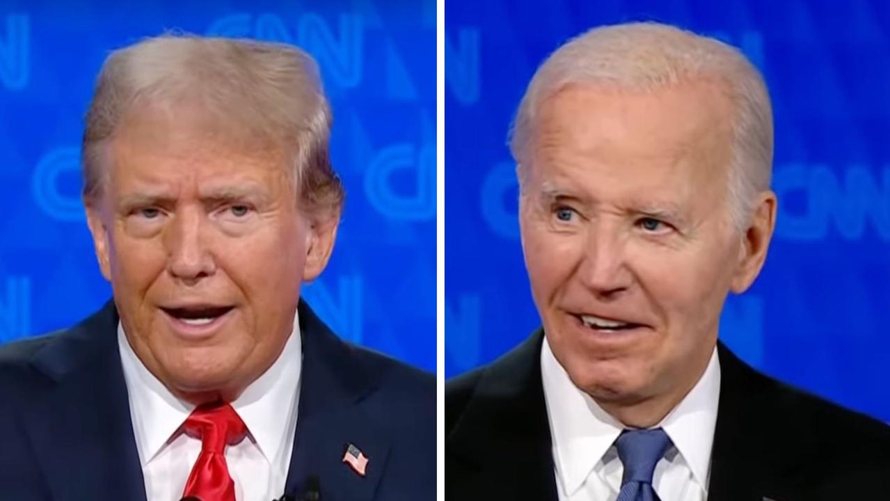 It was only a matter of time before Donald Trump’s debate with Joe Biden regressed into a mudslinging match over each other’s ability on the golf course.