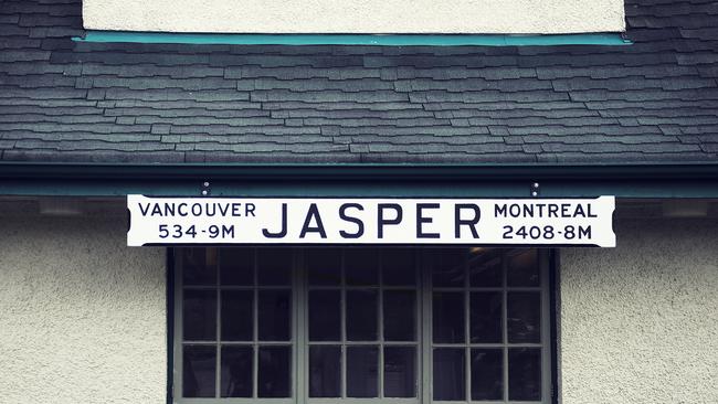 Jasper train station in Canada.