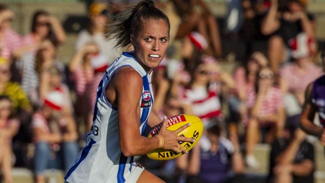 Kaitlyn Ashmore is a key player for the dominant Roos. Picture: AAP