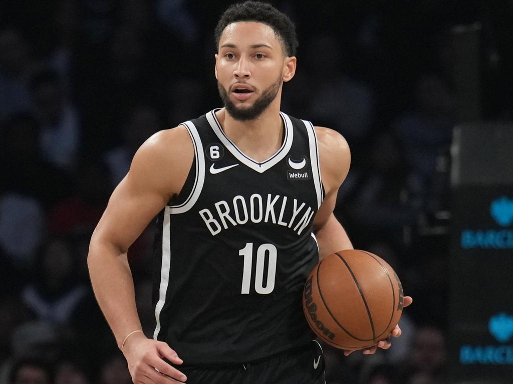 Ben Simmons struggled his Brooklyn Nets debut. Picture: NBAE/Getty Images