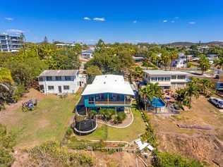 PARADISE FOR SALE: 18 Ocean St, Tannum Sands. The property is owned by Dorn and Noel Comrie (inset). Picture: PRD Nationwide Tannum Sands