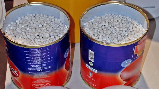 More than 4.4 tonnes of ecstasy (MDMA) tablets were seized as part of the ‘Tomato Tins’ syndicate