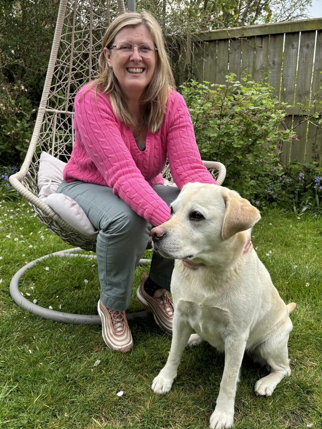 For Women Scotland director Susan Smith at her home in Edinburgh, UK (with her dog Scout). Picture: Sophie Elsworth
