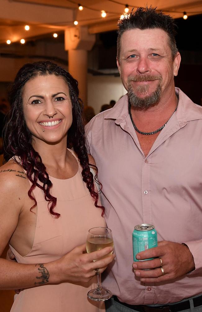 Bec and Troy Holliday at the Gympie Chamber of Commerce Business Awards. Picture: Patrick Woods