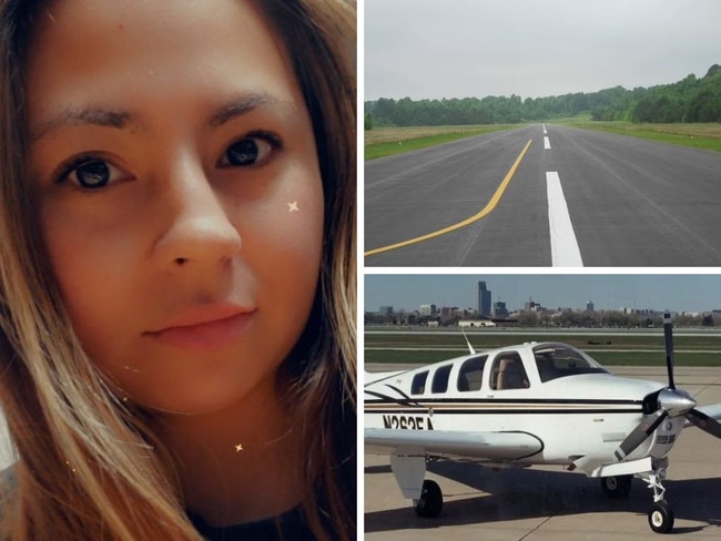 The mother of three was riding a lawn mower at an airport when she was killed in freak accident with a plane. Picture: Supplied
