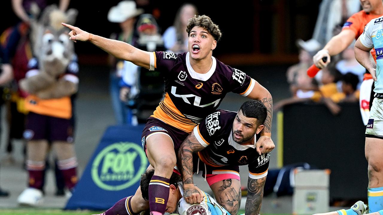 Full Back Reece Walsh during a Brisbane Broncos NRL training session at  Clive Berghofer Centre in Brisbane, today 20th of January 2023. (AAP  Image/Glenn Campbell) NO ARCHIVING ** STRICTLY EDITORIAL USE ONLY