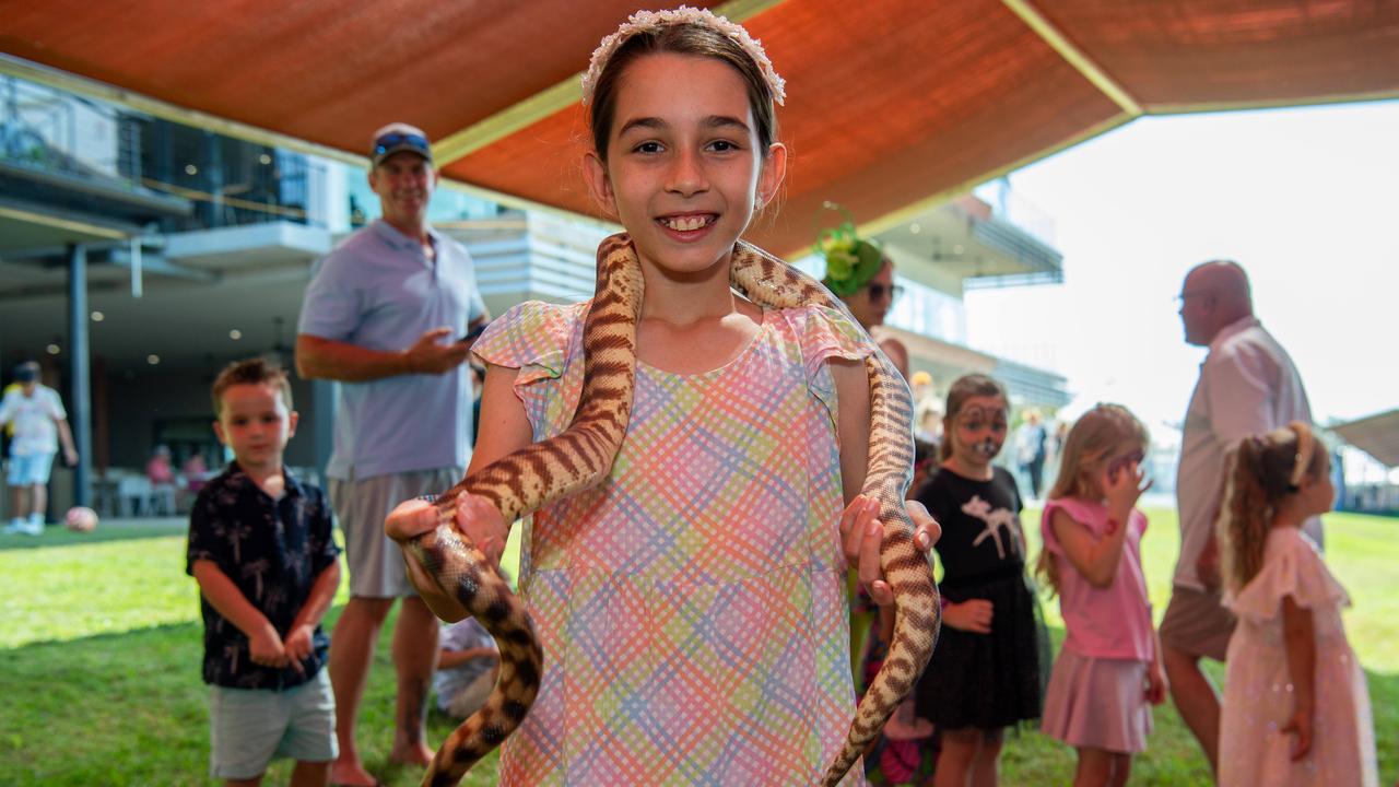 Ayla Pendergast at the Chief Minister's Cup Day at the Darwin Turf Club on Saturday, July 13. Picture: Pema Tamang Pakhrin