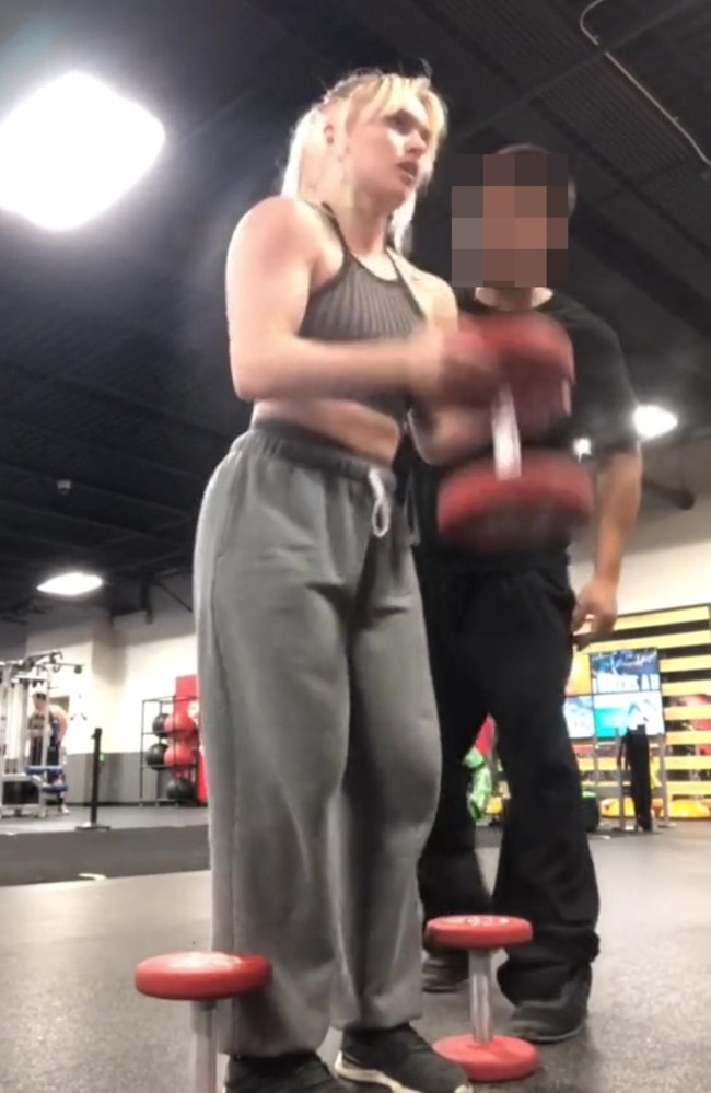 The man terrified Chelsie, sparking outrage online. Picture: TikTok