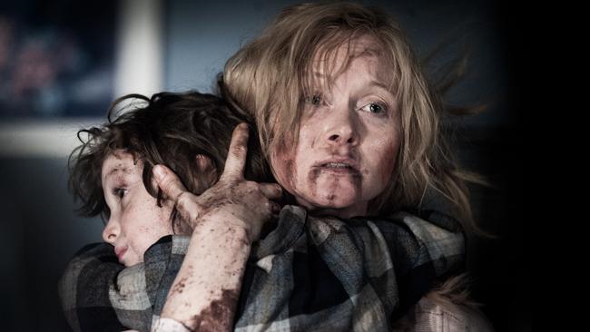 Essie Davis and Noah Wiseman in new Australian horror film The Babadook