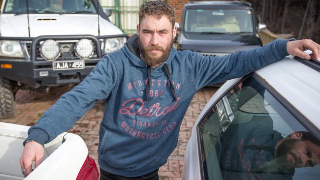 Pearcedale's Luke Bennett needs his car to get around town. Picture: Mark Stewart