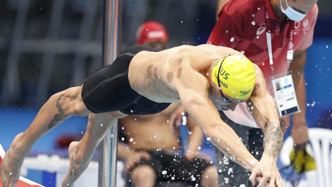 Kyle Chalmers lifted Australia into the medals. Picture: Alex Coppel.