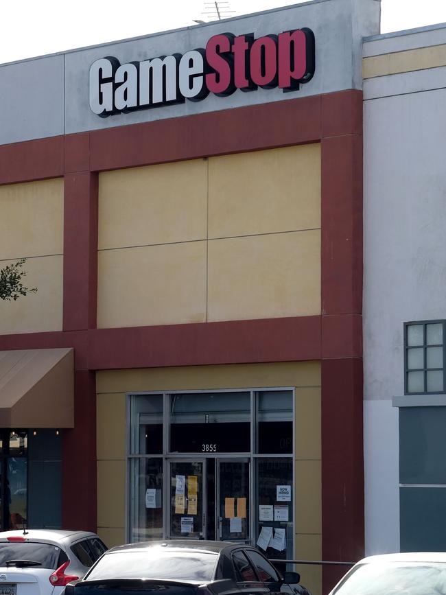 A GameStop store in Culver City, California. Picture: AFP