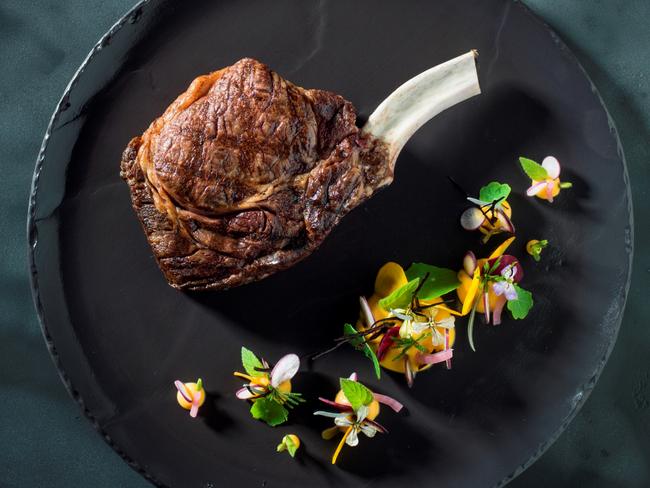 ESCAPE - Travel - Rossair Travel charter trip, dishes prepared at The Tasting Room restaurant at Mayura Station on SA's Limestone Coast using its prized wagyu beef. Picture: supplied.