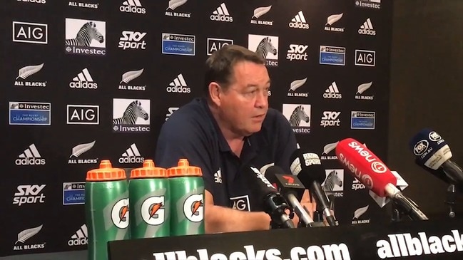 All Blacks coach Steve Hansen ahead of Bledisloe opener