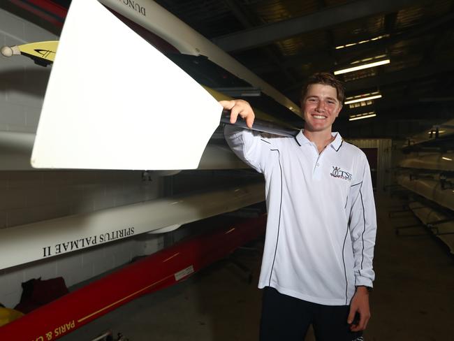 TSS Rowing First vIII  RepresentativeMackenzie Branch.Photograph : Jason O'Brien