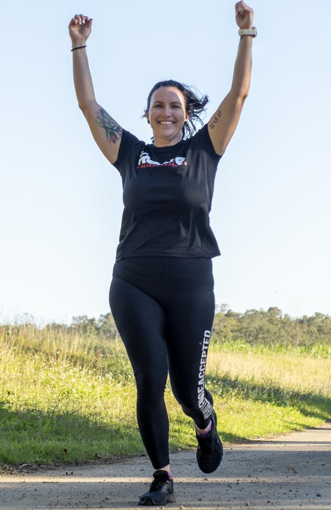 Mellissa Austin says she now focuses more on performance over weight loss. Picture: Michaela Harlow