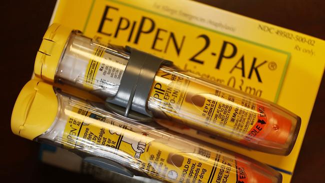 There was a national shortage of EpiPen earlier this year. Picture: AFP. 