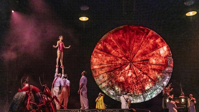 Queensland set a 25-year attendance record for Cirque du Soleil’s new show with over 120,000 tickets sold and next it is Sydney’s turn. Picture: Cirque du Soleil