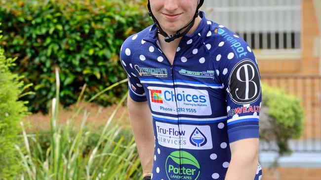 St Edmund&#39;s College captain Will Potter ready to ride. Picture: David Nielsen