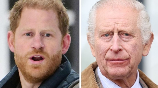 Prince Harry and King Charles.