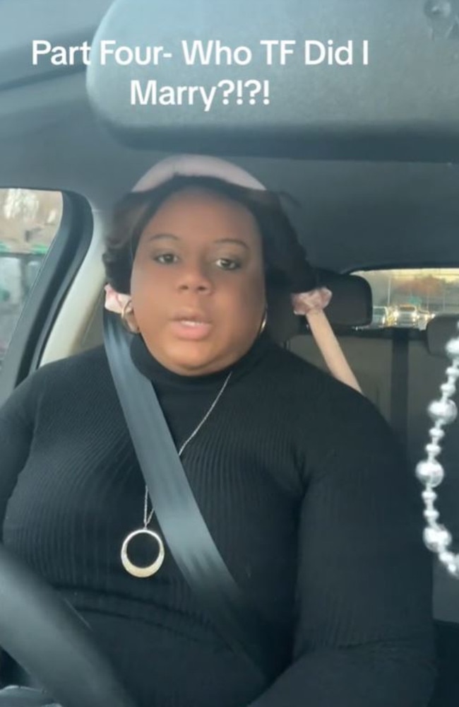 American woman Reesa Teesa has documented her insane divorce in a mammoth TikTok series called ‘Who TF Did I Marry?’. Picture: TikTok