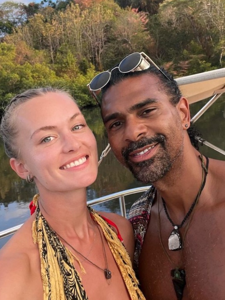 David Haye is looking for a throuple. Photo: Instagram.