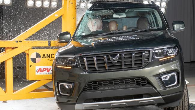 The 2023 Mahindra Scorpio also received a zero star ANCAP safety rating.