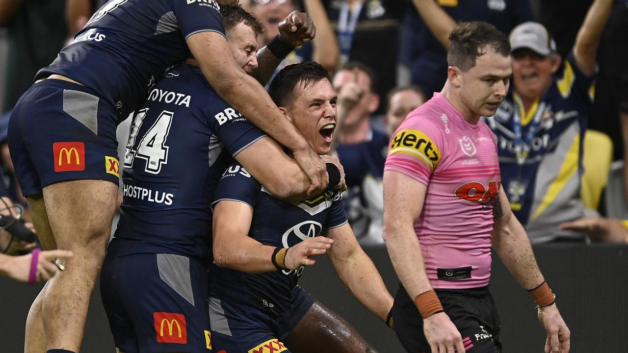 NRL 2023 Scott Drinkwater try seals North Queensland Cowboys golden point win vs Penrith Panthers, score news.au — Australias leading news site