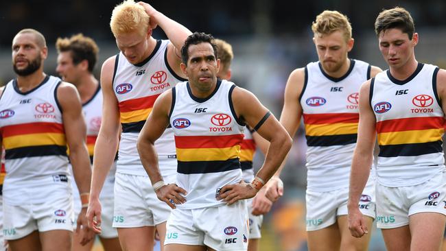 Eddie Betts detailed shocking moments from the infamous Crows camp. Picture: AAP