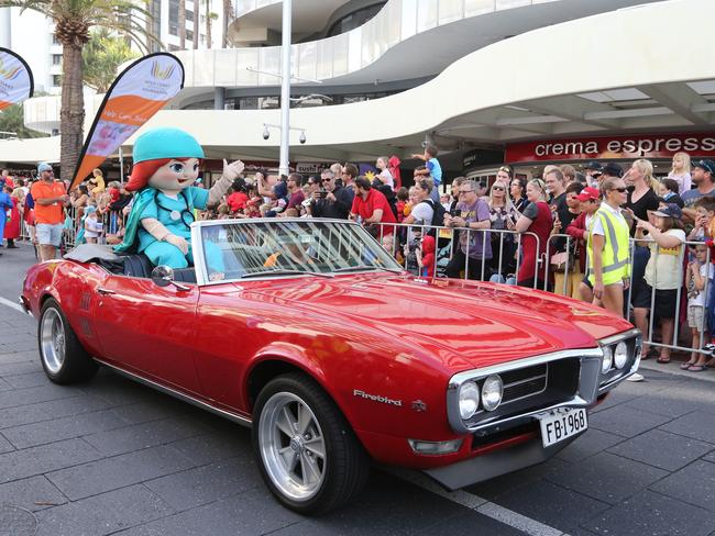 Pictured during the Superhero parade at Broadbeach as part of Supanova . Pic Mike Batterham
