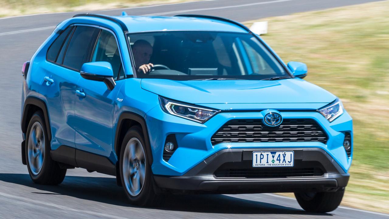 Toyota’s RAV4 Hybrid proved a huge hit. Picture: Thomas Wielecki.