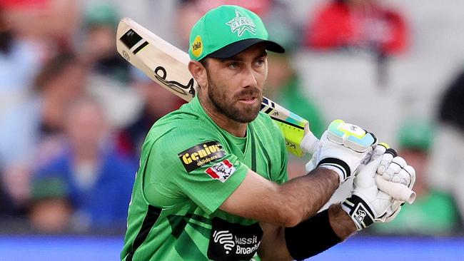 MELBOURNE, AUSTRALIA – JANUARY 03: Glenn Maxwell of the Stars in action during the Men's Big Bash League match between the Melbourne Stars and the Melbourne Renegades at Melbourne Cricket Ground, on January 03, 2022, in Melbourne, Australia. (Photo by Jonathan DiMaggio/Getty Images)