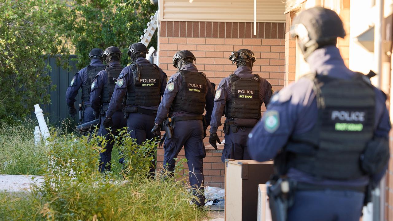 Operation Regional Mongoose rolled into Moree last week, with dozens of NSW Police swarming the troubled town. Picture: David Swift