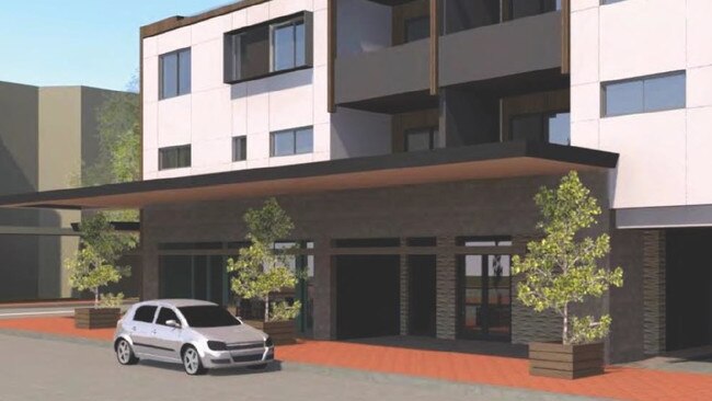 Street level view of the West Street Umina development.