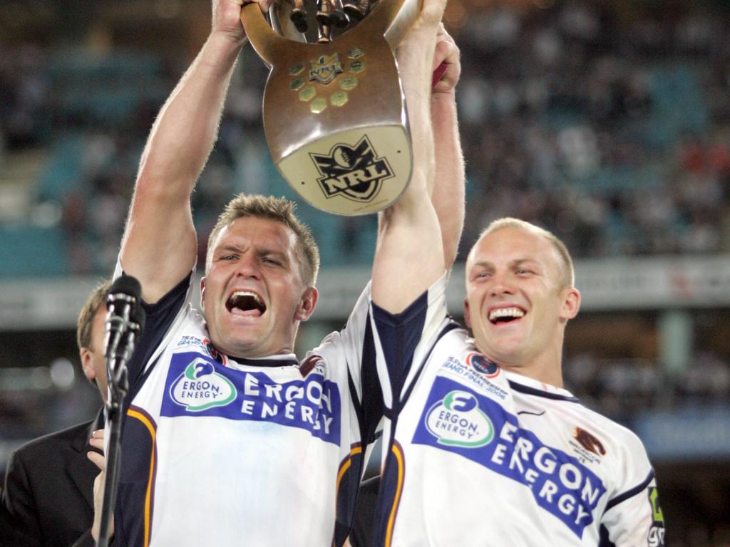 Webcke and Lockyer in happier times in 2006.