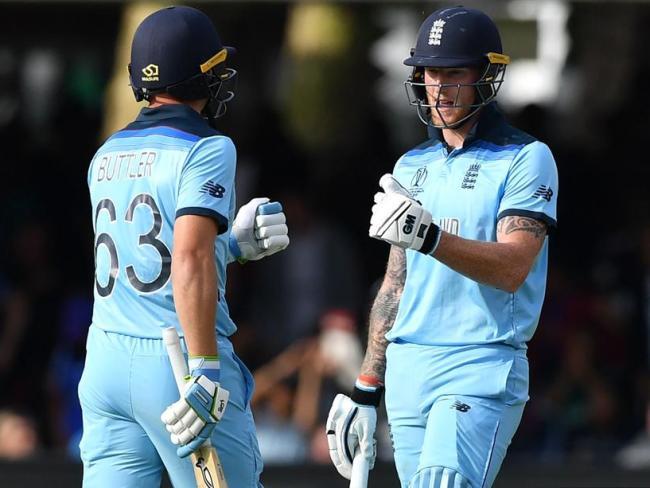 Ben Stokes and Jos Buttler's partnership dug England out of a hole in the middle of their run chase.