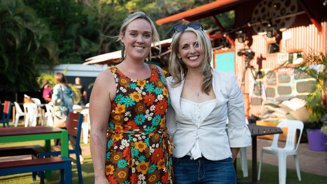 Nicole Lucas and Tammy Schlitz 2024 at the National Indigenous Fashion Awards (NIFA). Picture: Pema Tamang Pakhrin