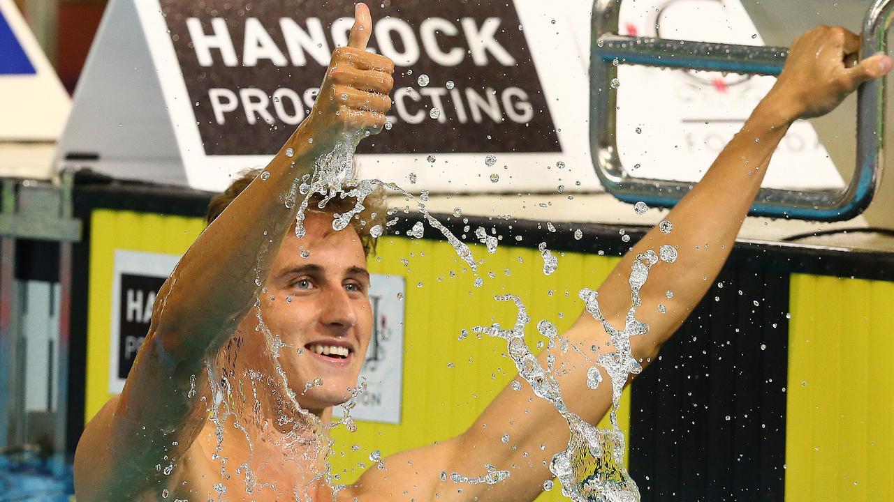 SWIMMING - Hancock Prospecting 2016 Australian Swimming Championships at SA Aquatic Centre. Men 50 LC Metre Freestyle Final. Cameron McEvoy winner Picture Sarah Reed