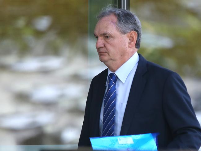 Former Ipswich mayor Paul Pisasale outside Brisbane District Court today. Picture: David Clark/AAP