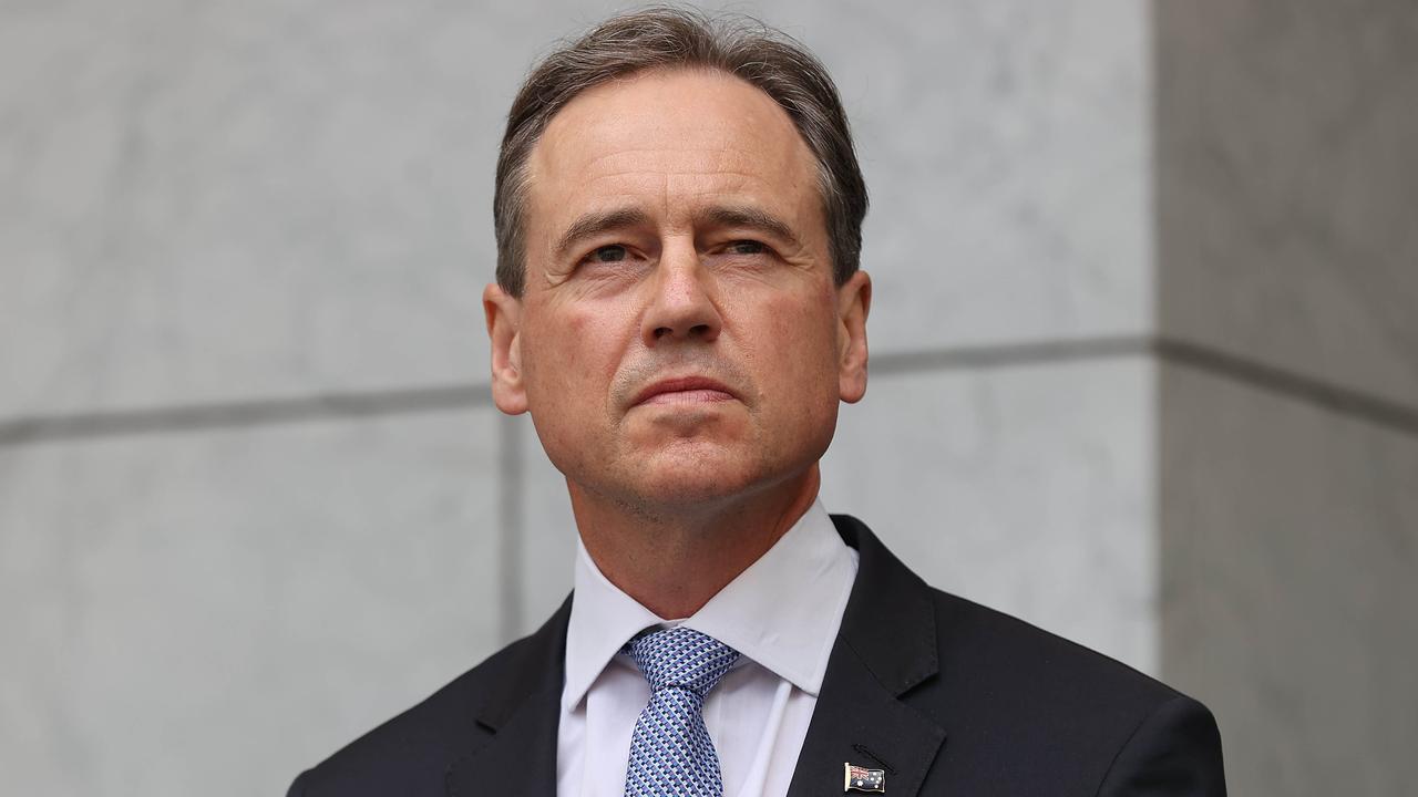 Health Minister Greg Hunt. Picture: NCA NewsWire / Gary Ramage