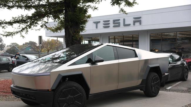 The Tesla Cybertruck. Picture: Justin Sullivan/Getty Images