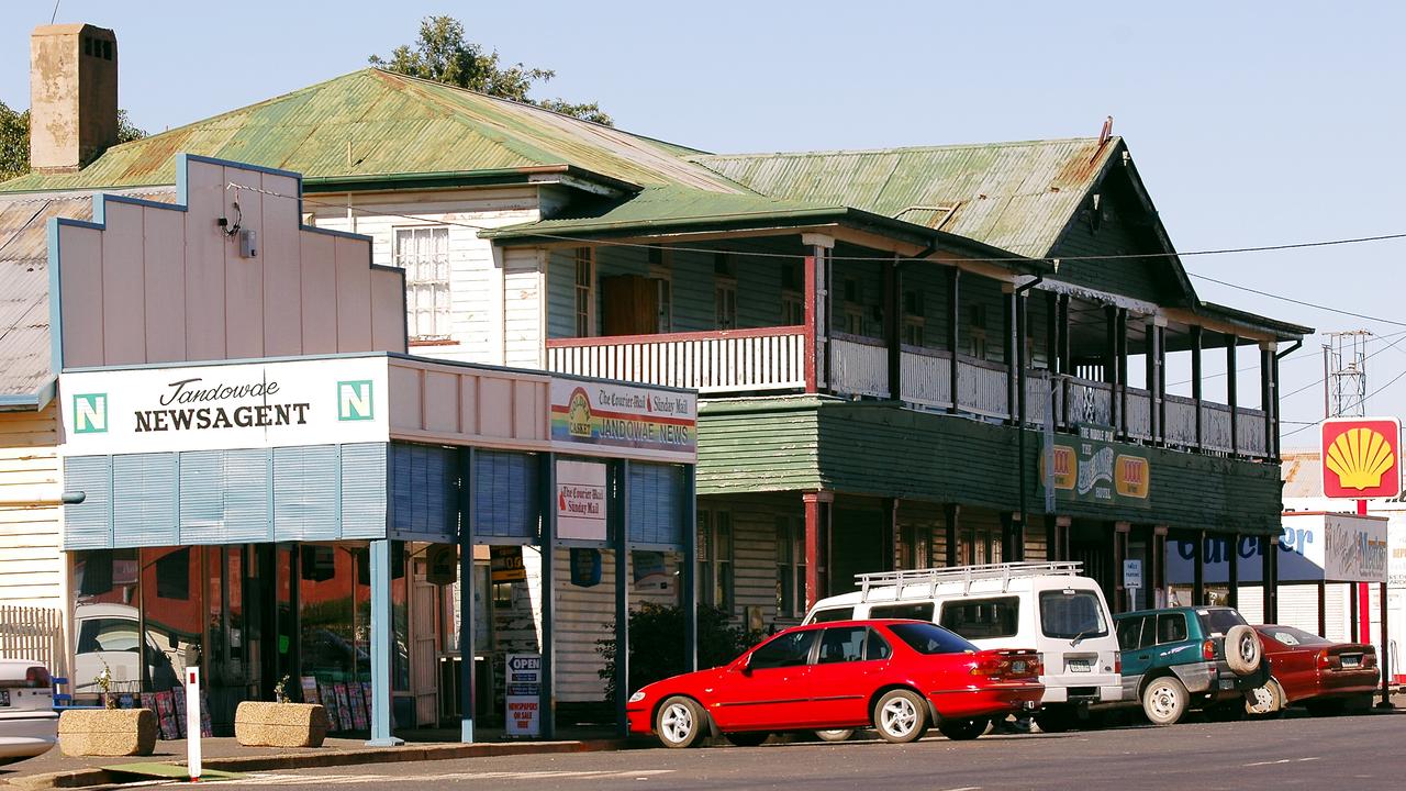 The Exchange Hotel on Jandowae’s main street. Pic John Wilson