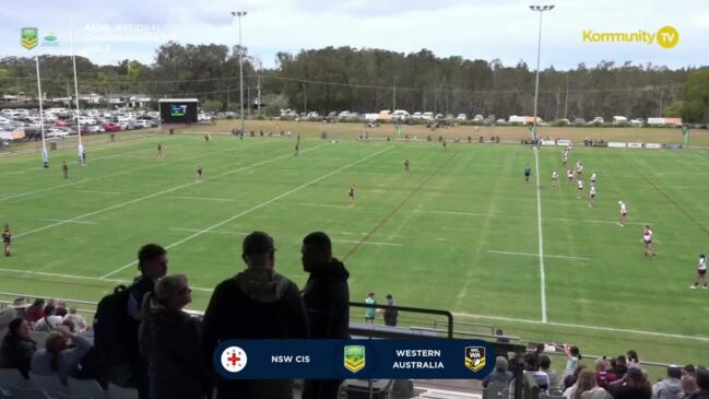 Replay: ASSRL Nationals Day 1 - NSW CIS v WA (U16 Girls)