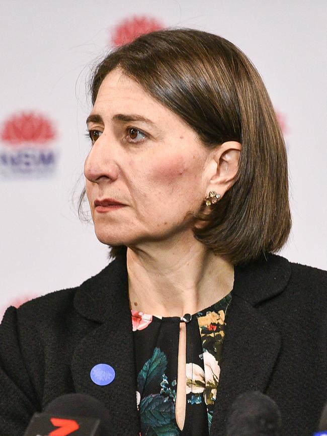 NSW Premier Gladys Berejiklian says it has been difficult to create a positive relationship with Ms Palaszczuk. Picture: Flavio Brancaleone