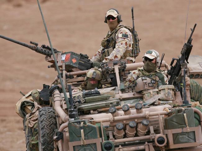 Australian Special Forces soldiers from the Special Operations Task Group based in Oruzgan Province in Afghanistan. Picture: Supplied