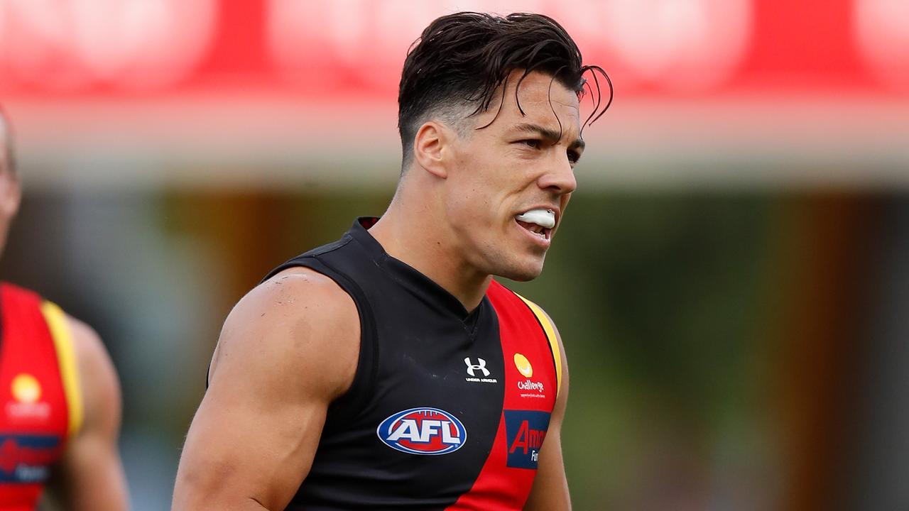 Dylan Shiel is poised to return for Friday night’s clash between Essendon and Collingwood. Picture: Michael Willson / Getty Images